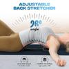 Multi-Level Adjustable Back Stretcher for Waist Neck Pain Relief Lumbar Cervical Spine Support Massager Lying