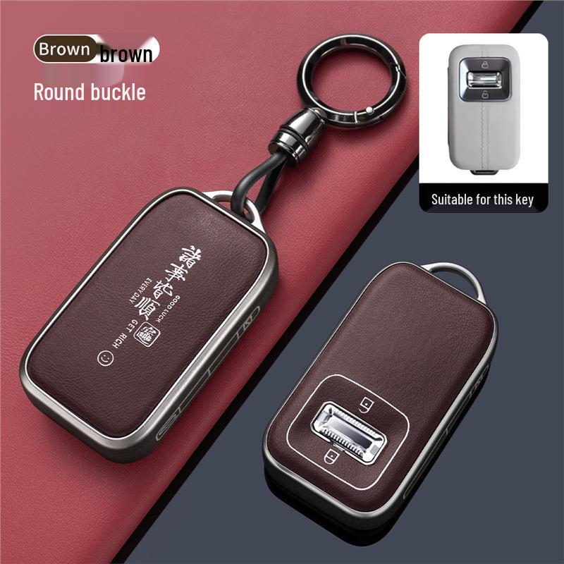 

2026 Zeekr 9X Key Case Renewal Version Car Key Holder Card Shell for Men & Women