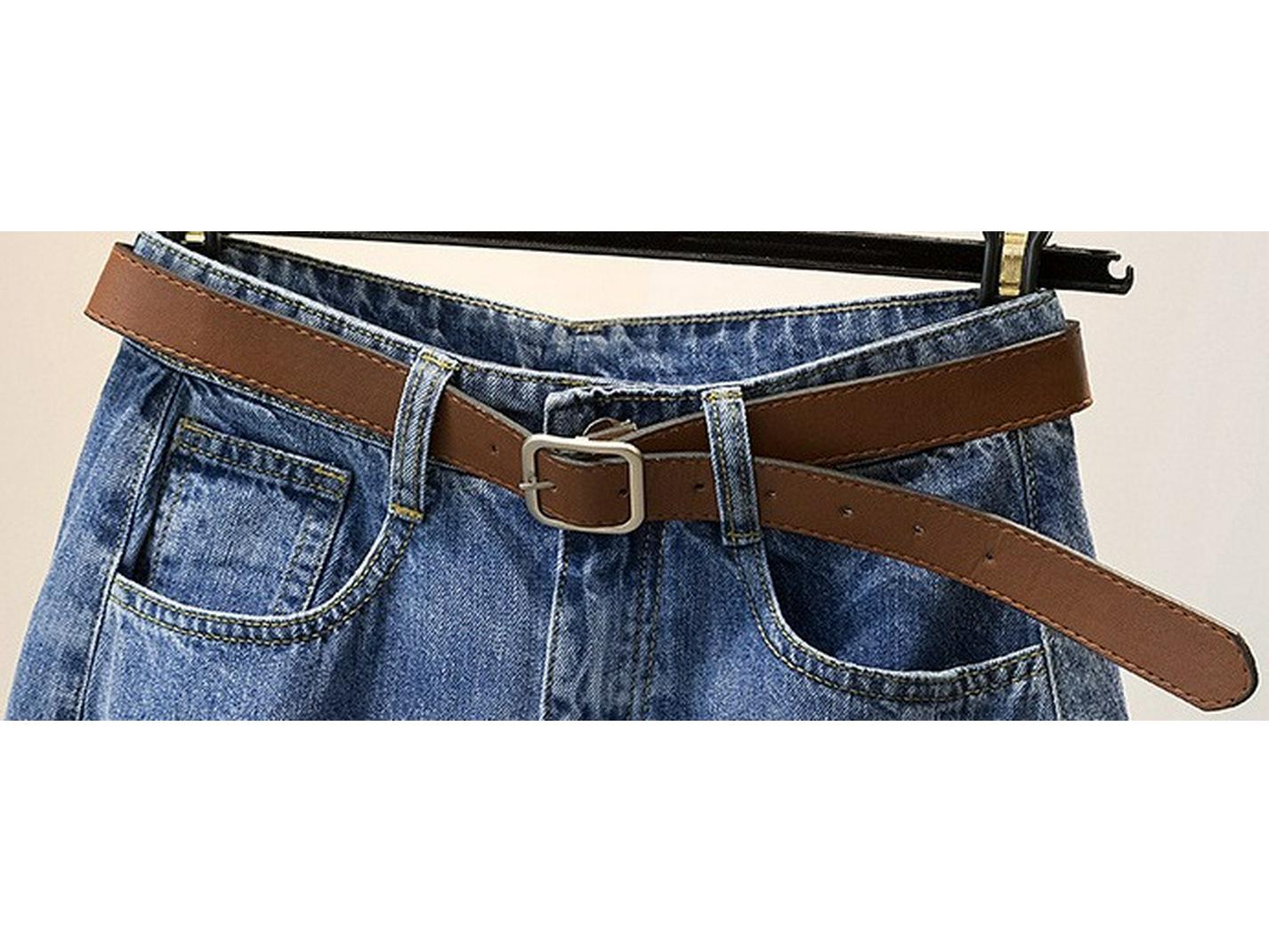 

Летняя джинсовая юбка А-силуэта с вышивкой и высокой талией для женщин - Распродажа L