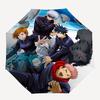 1 Stück Jujutsu Kaisen Anime-Charaktere Regenschirm Automatisches Öffnen/Schließen, Tragbares 3-fach Design, 8-Speichen Eisenrahmen Outdoor-Regenschirm, Perfektes Geschenk für F