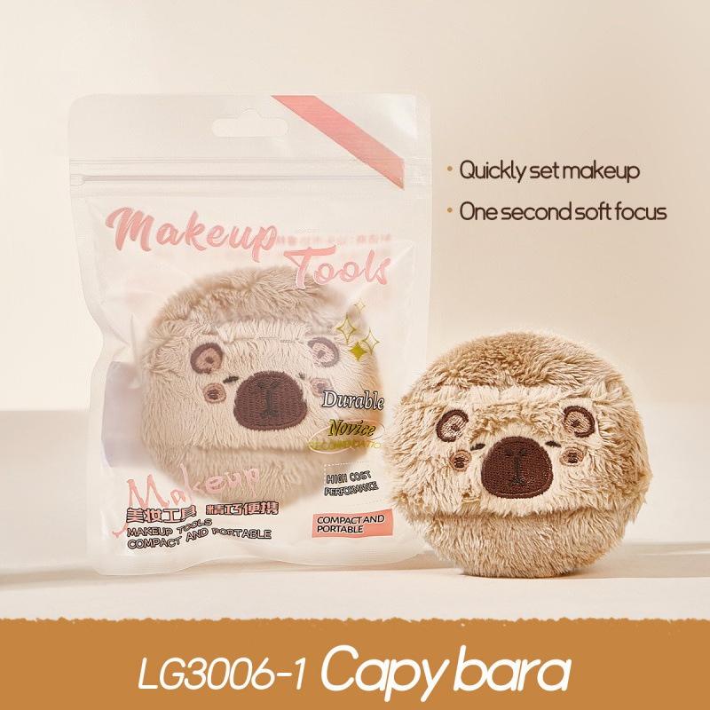 Plush Puff Soft Flocking Skin-friendly Loose Powder Setting Makeup Plush Cross-border Beauty Tool