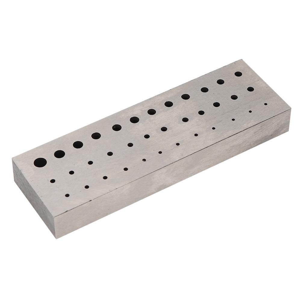 Metal Plate Punching Plate 36 Holes Watch Repairing Tool Precision Drilling Plate  Clock Repair