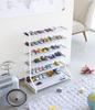 Yamazaki Miniature Car Rail Toy W51 X D24 X Tower Collection 5018 & Rack, White, Approx. H65cm, Stand, Double-Sided,