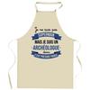 Kitchen Apron - Superhero Archaeologist - Durable Cotton - Long-lasting Print (France) - Adjustable Straps