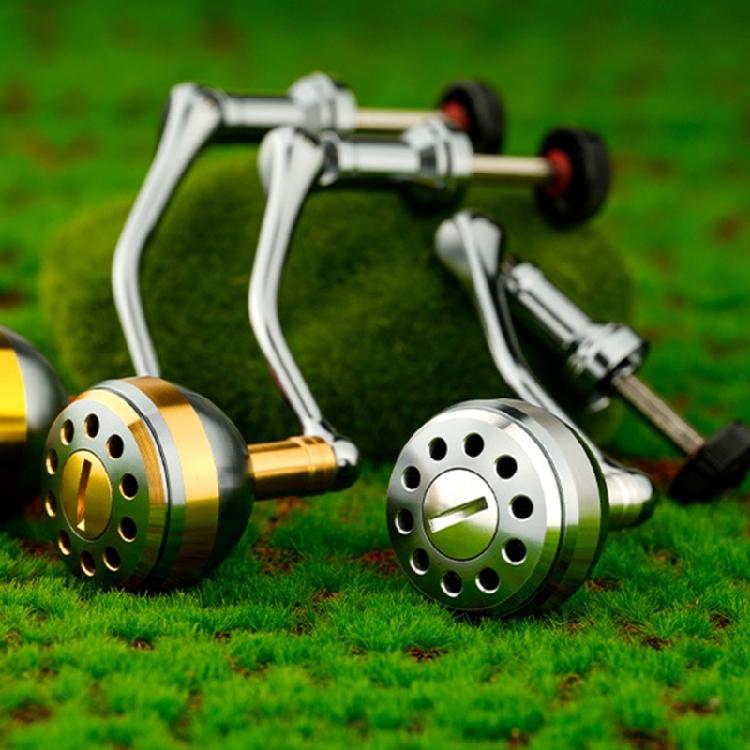 Reel Handle Reel Knob Fishing Reel Replacement Spare Parts Aluminum Fishing Reel Handle Metal, Roll Rocker Arm