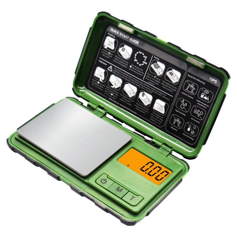 High-Precision 0.01g Gold Jewelry Pocket Scale with Rubberized Finish