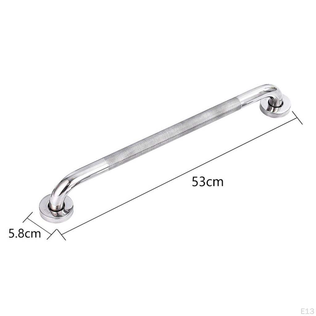 Grab Bar Balance Anti Slip Durable Stainless Steel Stable Handrail Assist Handle for Tub