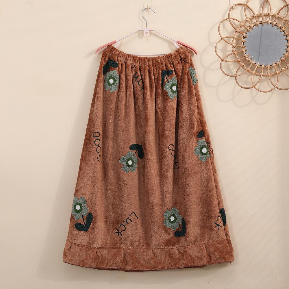 Quick-Dry Coral Fleece Hooded Cloak Bathrobe for Adults and Kids