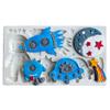 Formy Silikonowe o Tematyce Kosmicznej Statek Kosmiczny Astronauta Rakieta Forma do Cukierków Czekolady Fondantu DIY Narzędzia do Dekorowania Tortu na Imprezę