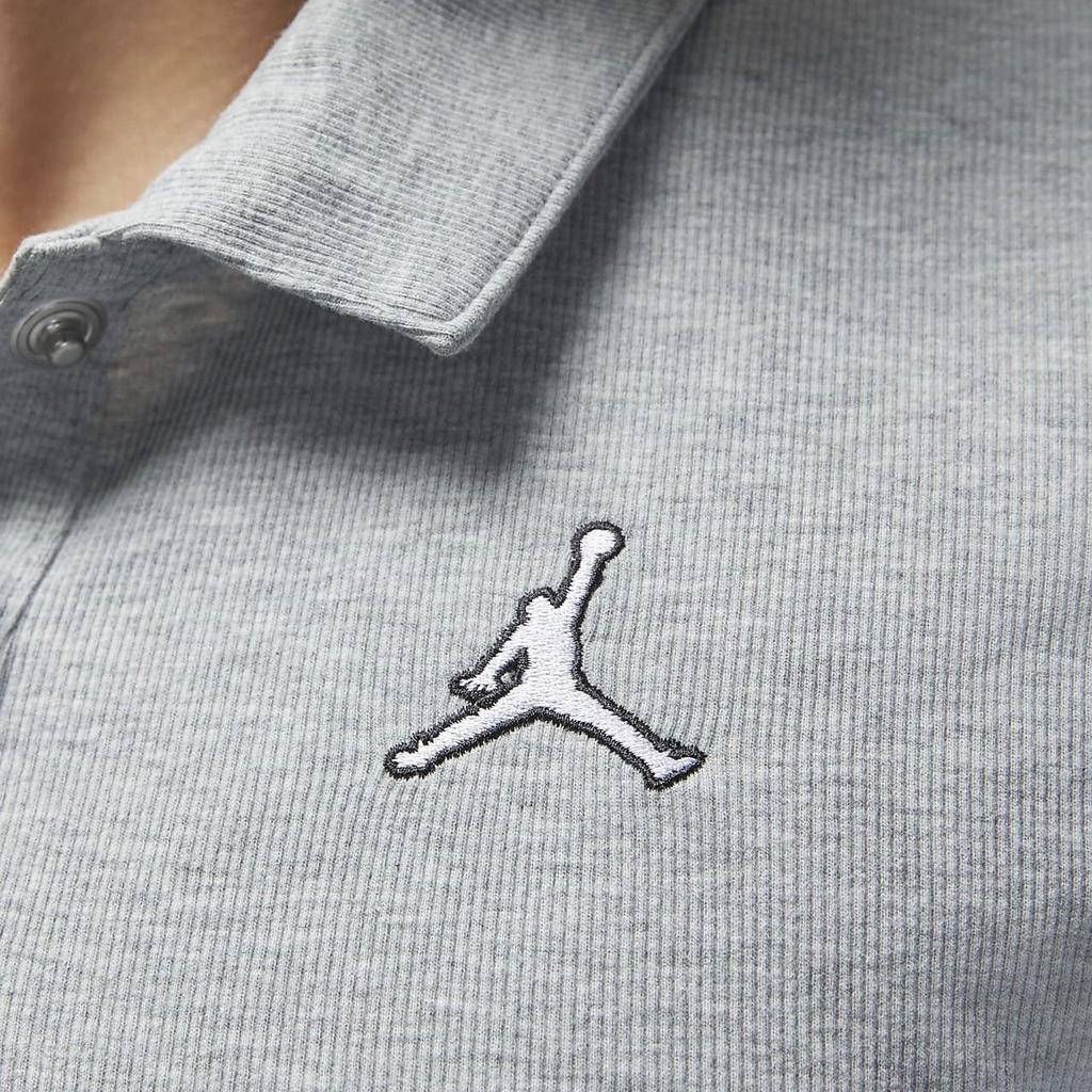 Jordan Crop Tops Women's Light Gray Lapel Moderate DZ3333-063