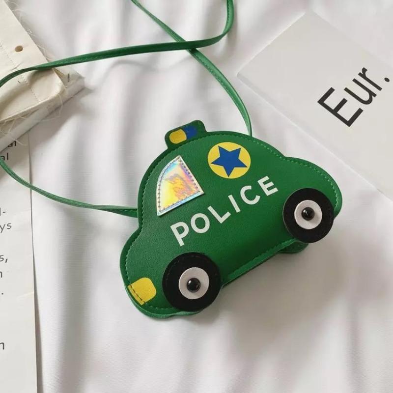 Cartoon car children's messenger bag 2025 new cute boys and girls shoulder bag decoration change gift bag trend