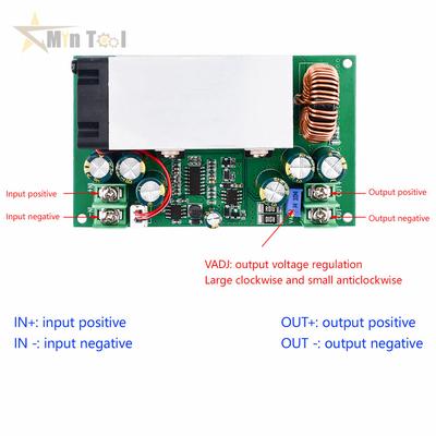 Step-down Power DC-DC CC CV Buck Converter Supply Module12V-75V To 5V19V21V24V48V 600W Board Power Supply