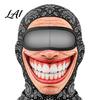 Máscara à Prova de Vento para Esportes na Neve Máscara de Esqui para Idoso Estampa Facial Realista Balaclava Novidade com Balaclava de Pescoço Cobertura para Snowboard Ciclismo Esqui
