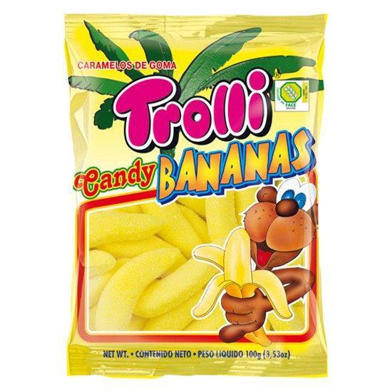 Trolley Candy Banana 100g, Korean snacks