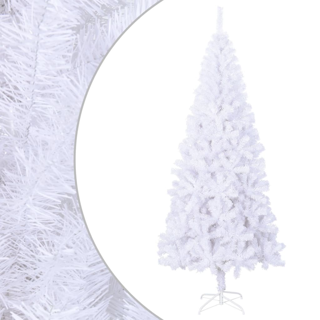 Artificial Christmas Tree with Steel Stand 210 cm 910 Branch Tips