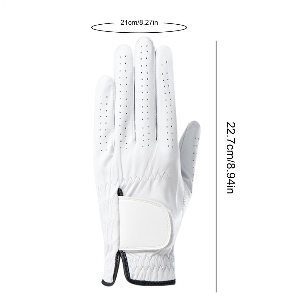 Golf Gloves Men Breathable Left Handed Golf Glove Padded Ergonomic Mitten Comfort Grip for Women Riding Motorcycle Tennis