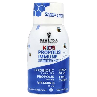 Bee & You, Kinder, Propolis Immun Nachtzeit-Shot, 50 ml(1,69 Fl Unzen)