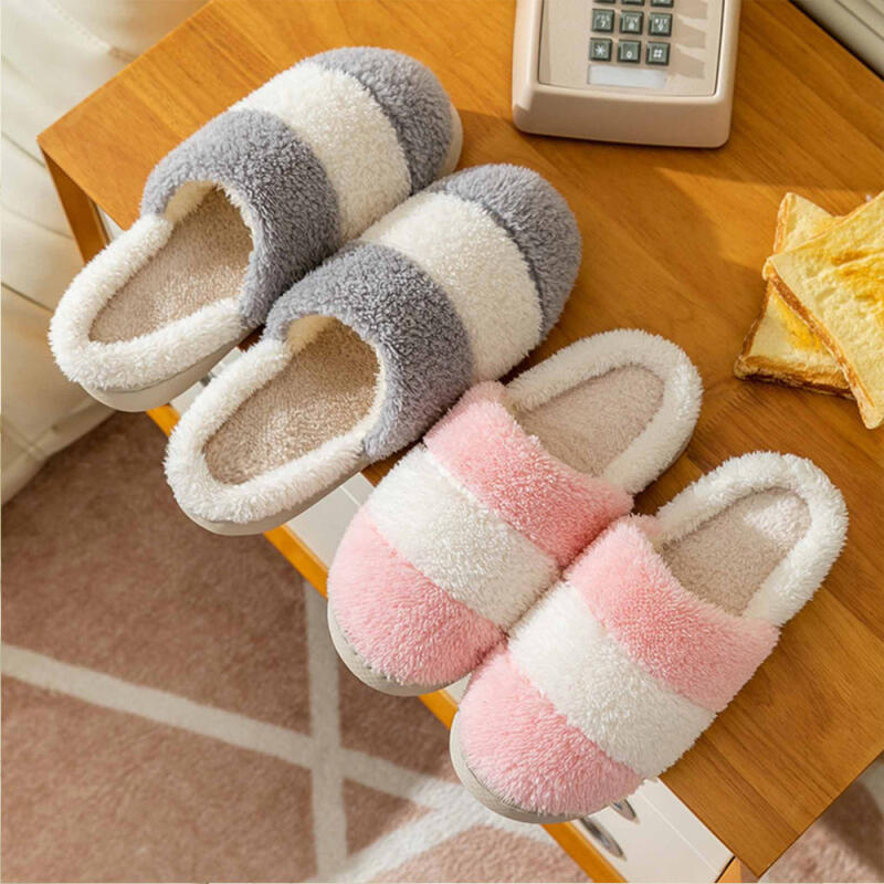 Mubble Dayline Меховые Парные Тапочки Домашние Тапочки Тапочки для Гостиной pink