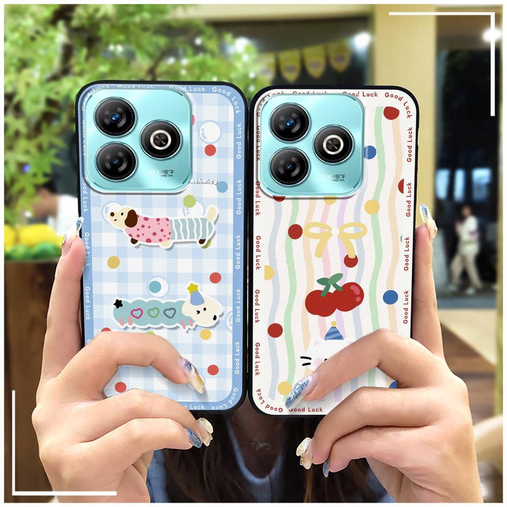 Shockproof Protective Phone Case For ZTE Blade A75 4G/Z2359 Full wrap Anti-dust Back Cover Cute TPU Fashion Design