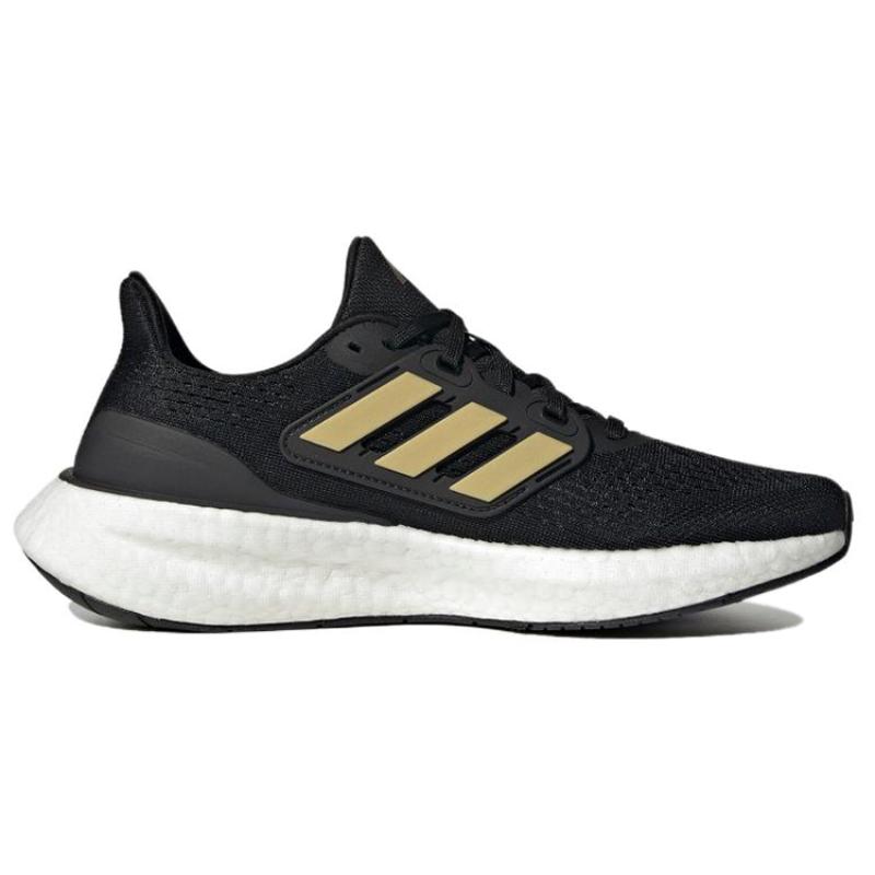 Adidas PureBoost 23 Shoes 'Black Gold Metallic' Women's Sneakers IF2391