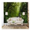 Green Forest 3D Wallpaper Water Flow River Landscape Mural Living Room Bedroom TV Background Wallpaper