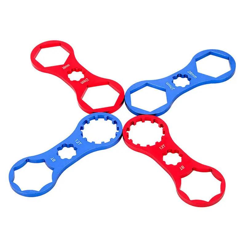 Durable Ultralight Aluminum Front Fork Wrench for Suntour XCM/XCR/XCT/RST Mountain Bike Fork CAP Spanner Disassembly Repair Tool