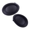 62257-6MA5A 62256-6MA5A 1 Pair Front Left & Right Side Fog Light Lamp Cover Black Plastic Fit for Nissan Rogue Sport 2017-