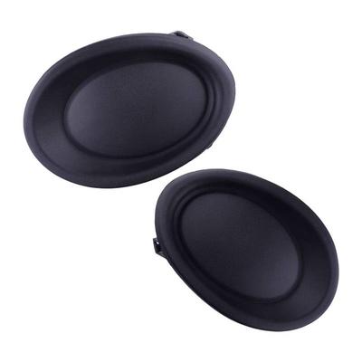 62257-6MA5A 62256-6MA5A 1 Pair Front Left & Right Side Fog Light Lamp Cover Black Plastic Fit for Nissan Rogue Sport 2017-