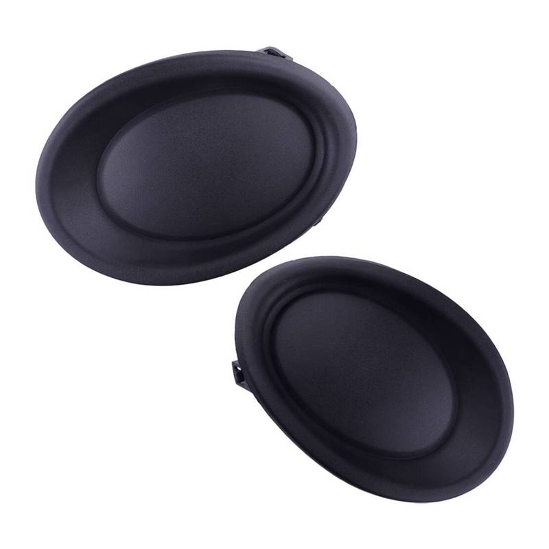 62257-6MA5A 62256-6MA5A 1 Pair Front Left & Right Side Fog Light Lamp Cover Black Plastic Fit for Nissan Rogue Sport 2017-