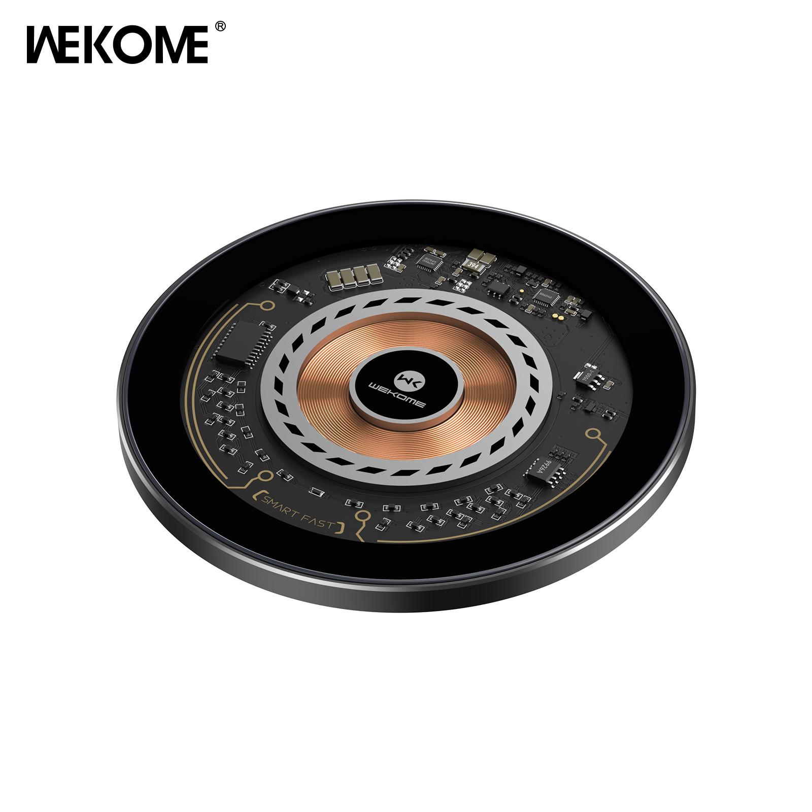 

15 Вт Беспроводная зарядная панель Usb A To Type-c Прозрачное металлическое зарядное устройство Портативный и мини-адаптер для Iphone/Samsung/Pixel as picture чёрный