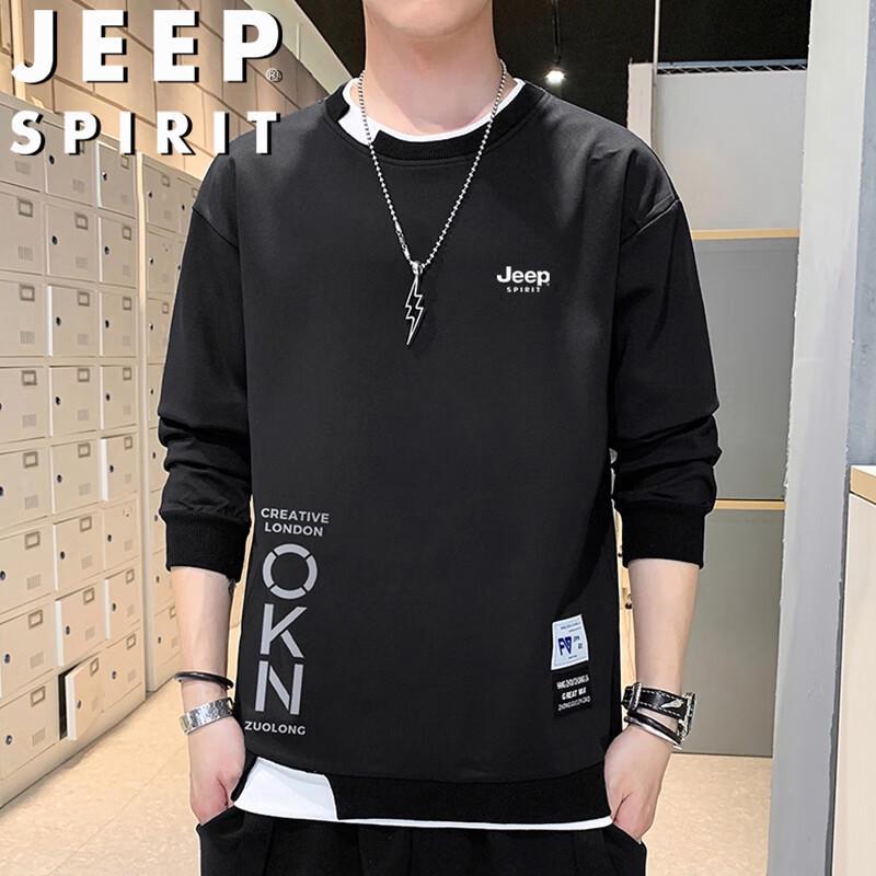 

JEEP SPIRIT Men s Crewneck Pullover Sweatshirt 3XL