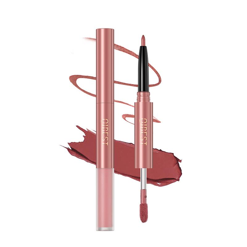 

QIBEST Трансграничный карандаш для губ 2-в-1 Lip Colour color
