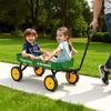 Pull-Along Wagon for Kids, 101 Cm Toddler Wagons, Supports Up To 80kg, All-Terrain Wagons with Handle, Utility Wagon Cart Birthday Present for Kids