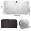 Sunscreen and heat insulation sunshade for car front windshield, sunshade cloth for car front windshield