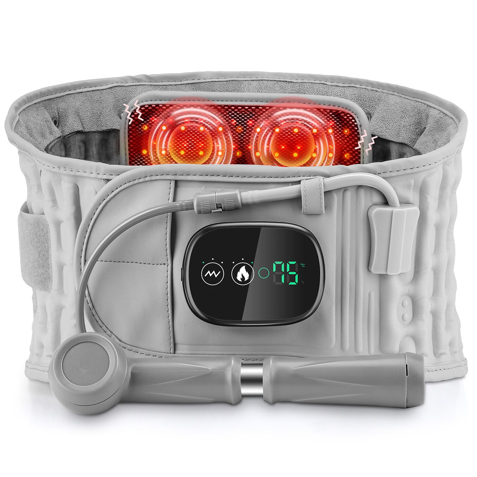 

Inflatable Belt Red Light Heating Vibration Massage Airbag Support Back Relief Waist Support Belt Abdomen Pain Relief Tools