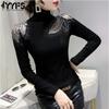 Women's Fashion Casual Spring Autumn Long Sleeve High Neck Blouses & Shirts