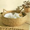 Weaving Cat Nests Durable Comfortable Rattan Cats Nests Thickening Breathable Wear-Resistant Pet Cats Nests Pet Supplies