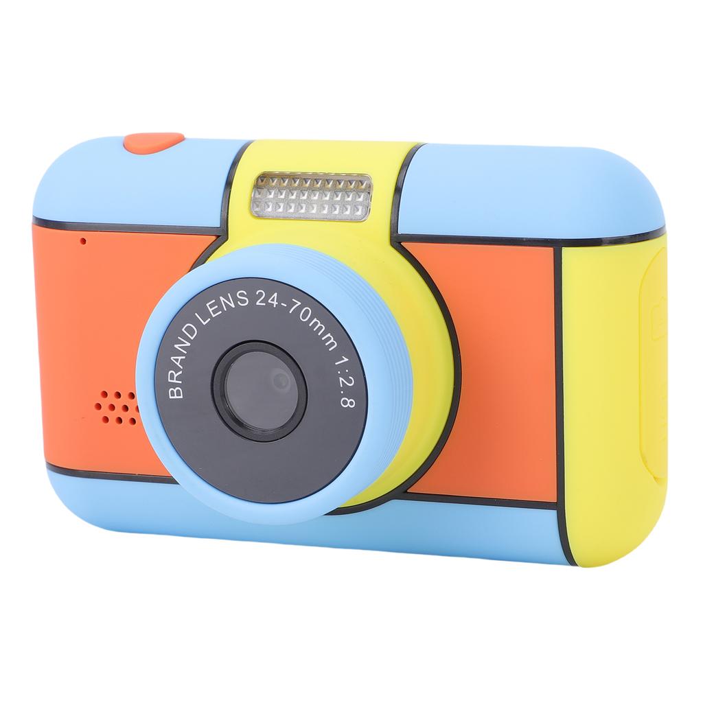 Kids Camera 2.4 Inch Screen Double Lens 48MP HD Digital Camera with Flash Filters for Toy Present