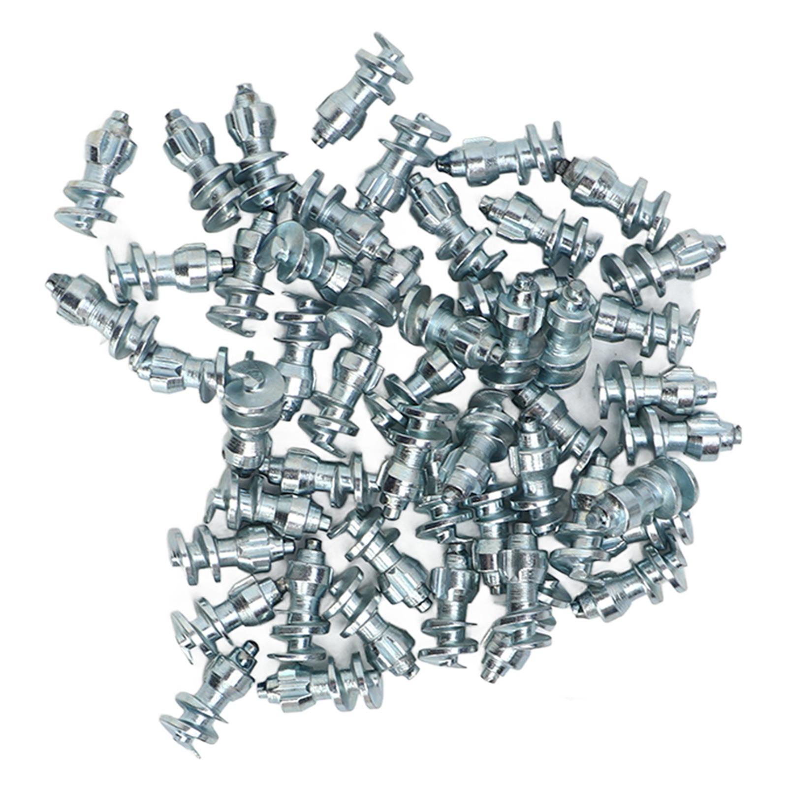 50 pezzi Borchie per Pneumatici Antiscivolo Stud Vite Universale per Auto Bici Camion Muletto Veicolo Fuoristrada
