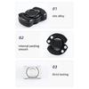 Metal Fingertip Spinner Clickers Toy for Adult Stress Reduce Magnetic Rotating Spinner Decompressing Toy for Relaxation