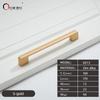 Oukali  New Design Zinc Alloy Pulls 96 128 192mm Home Furniture Hardware Kitchen Cabinet Dresser Drawer Door Pull Handles