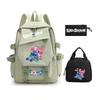 Peripheral Schoolbag Three-Piece Set, Primary And Secondary School Students Backpack, Children'S Lunch Bag, Pencil Bag