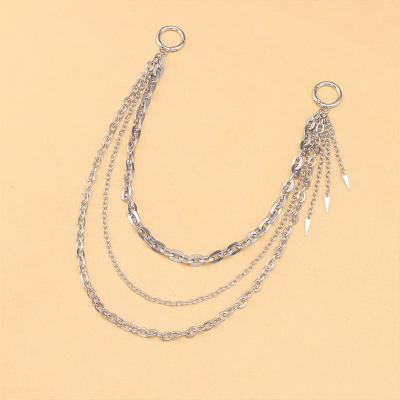 Pants Chain Punk Jeans Chain Wallet Jewelry Unisex Trousers Ornament Aesthetic Metal Chain for Party/Daily Wear