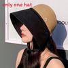 Foldable Summer Sun Hat With Large Brim And Uv Shield For Men And Women