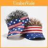American Flag Baseball Cap With Embroidered Stars And Stripes For Casual Sun Protection