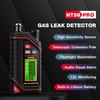 HT58PRO Gas Leak Detector Natural Gas Detector Sound & Light Alarm 0-9999ppm Portable Combustible Gas Detector Extendable Probe