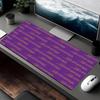 Lakers Theme Mouse Pad, Non Slip Rubber Base, Multifunctional Office & Home Decor, Perfect for Workspace Personalization.