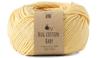 Knitworm Hug Cotton Baby Medium 1 30g Cotton Yarn, Weight, Ball, (Approx. 81m), 100% (Yellow)