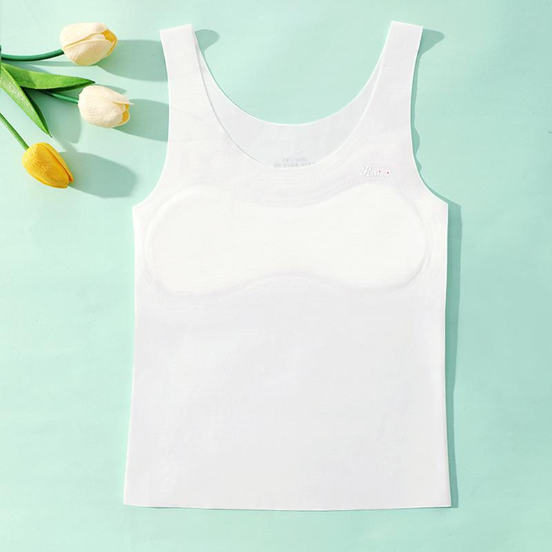 Antibacterial Light Vest for Primary School Girls - Stage One Summer Wear