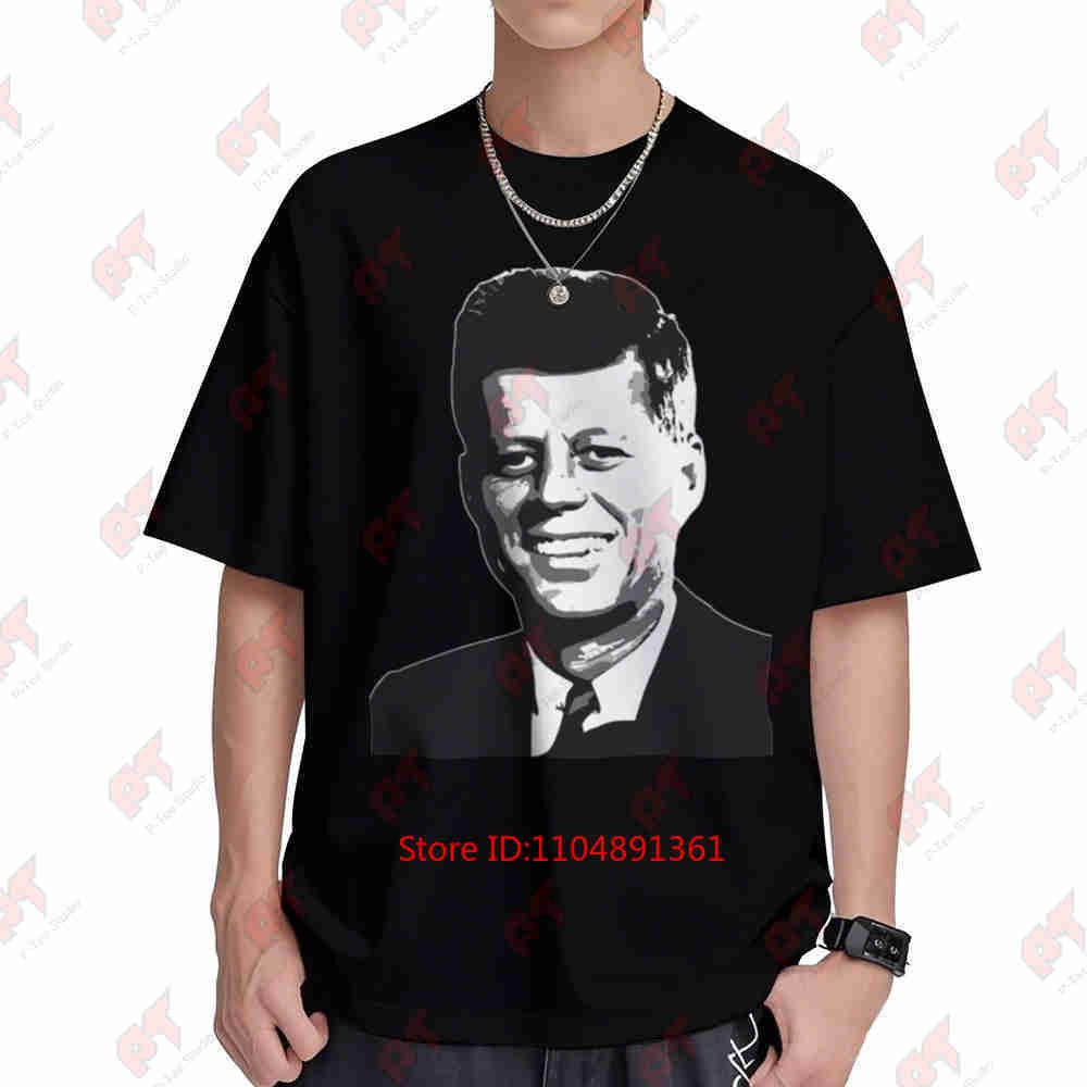 John F Kennedy Short Sleeve Tee 100 Cotton TShirt